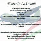 Közérdekű közlemény: zajhatással járó nemzetközi repülőgyakorlat